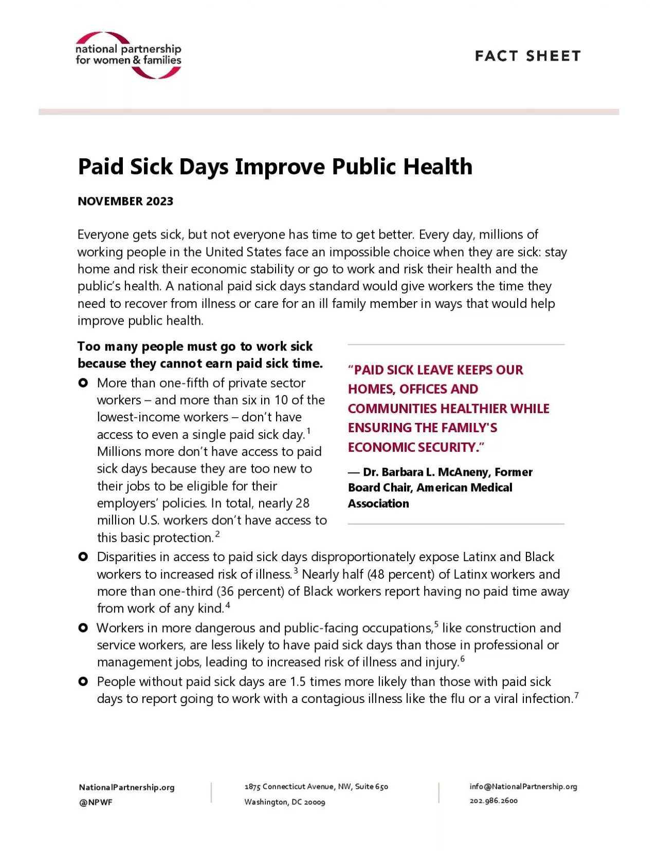 PDF-Paid Sick Days Improve Public Health