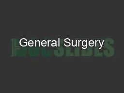 General Surgery