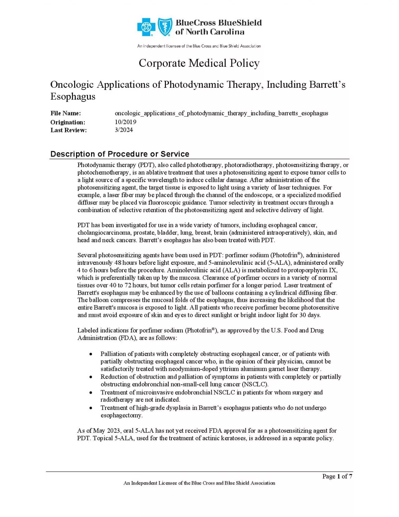 PDF-x0000x0000 Corporate Medical Policy