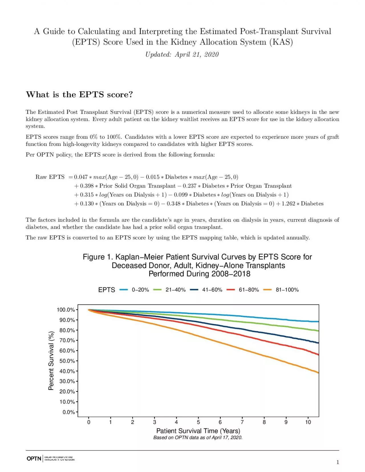 PDF-AGuidetoCalculatingandInterpretingtheEstimatedPostTransplantSurvivalE