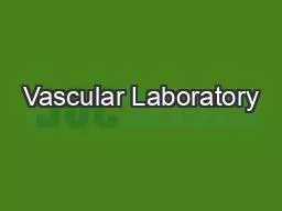 Vascular Laboratory