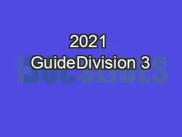 2021 GuideDivision 3