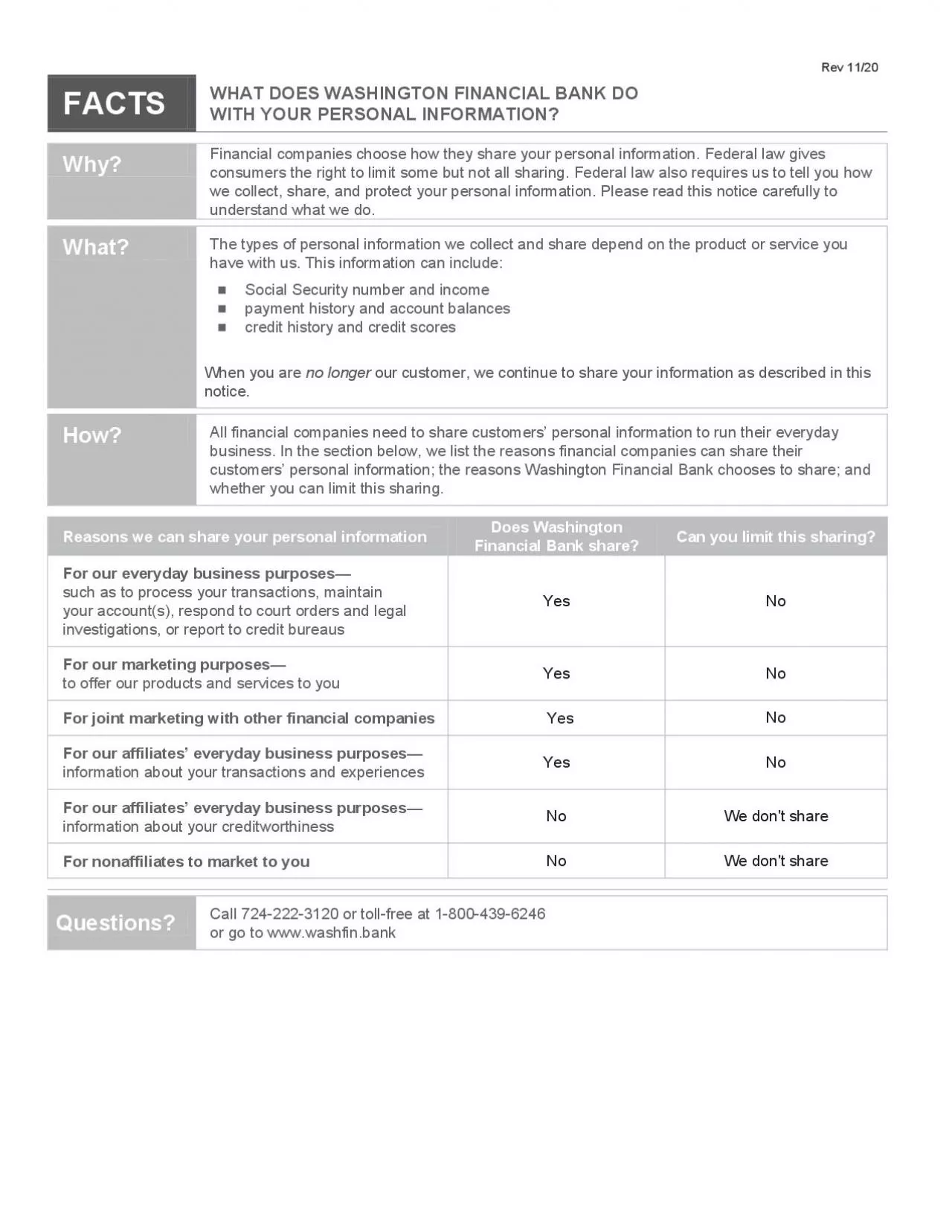 PDF-WASHINGTON FINANCIAL