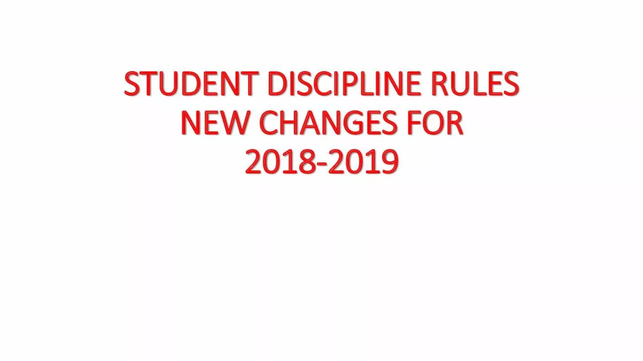 PDF-STUDENT DISCIPLINE RULES