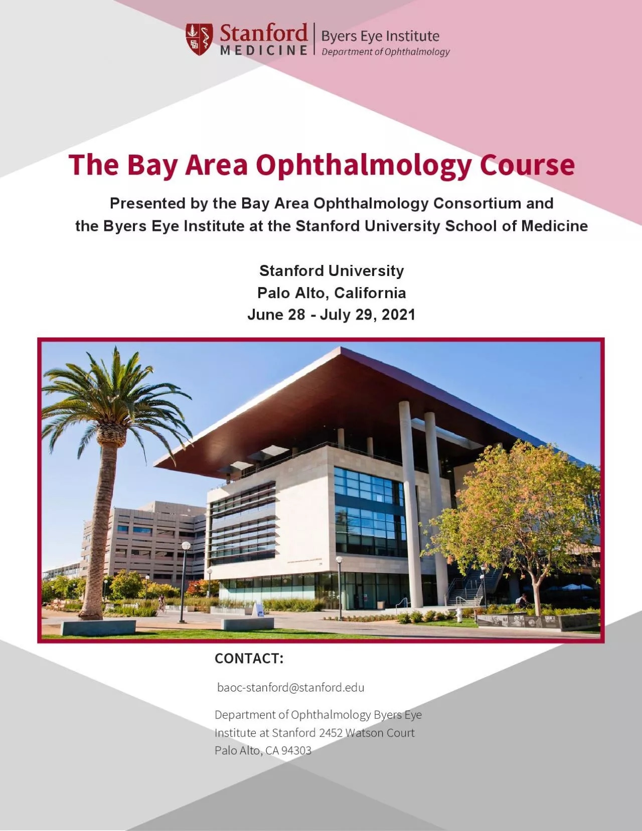 PDF-CONTACT baocstanfordstanfordeduDepartment of OphthalmologyByers Eye I