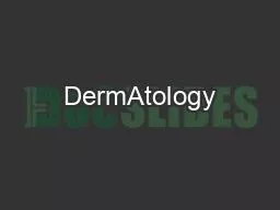 DermAtology