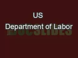 US Department of Labor