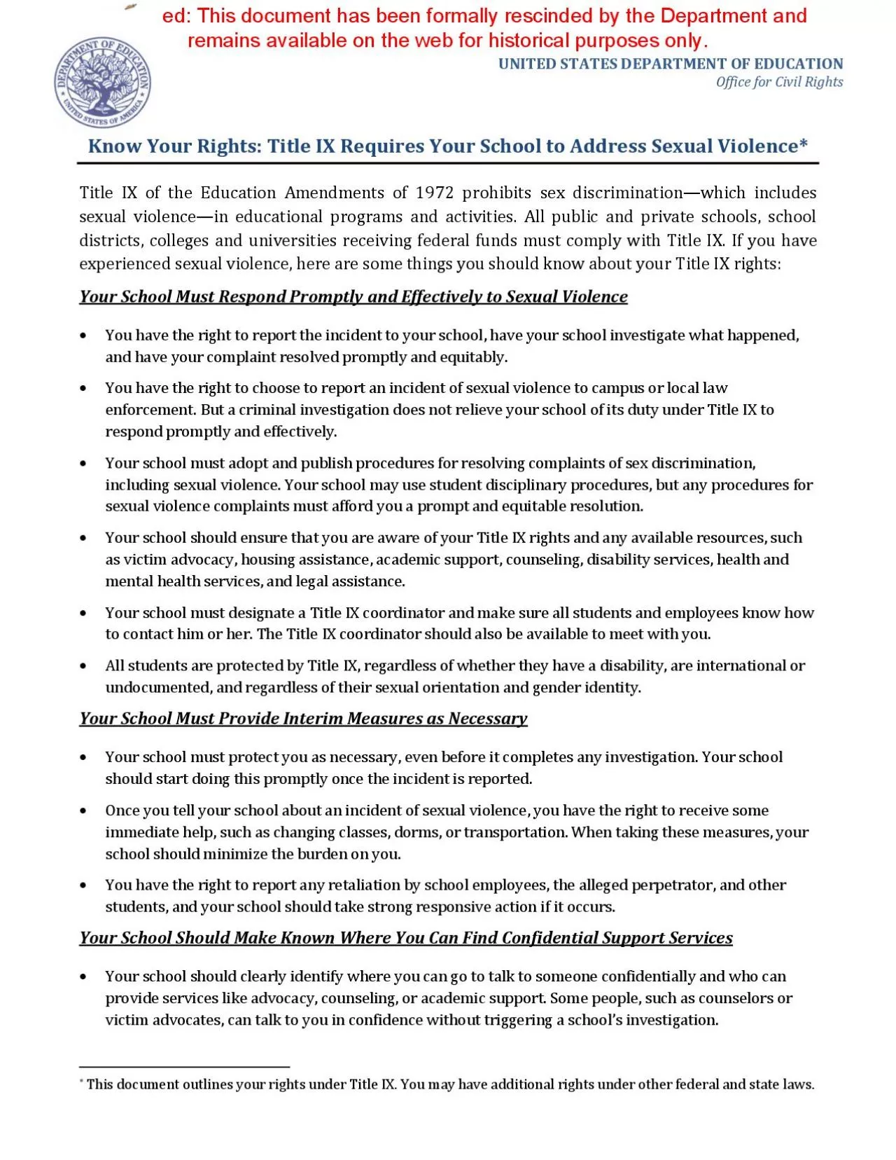 PDF-UNITED STATES DEPARTMENT OF EDUCATION Office for Civil Rights