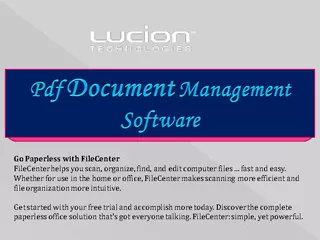 Pdf Document Management Software