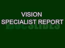 PDF-VISION SPECIALIST REPORT