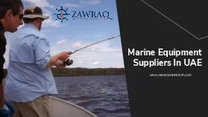 Marine Equipment Suppliers In UAE