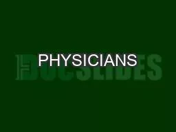 PHYSICIANS