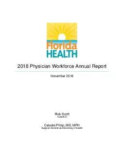 2018 Physician Workforce Annual Report