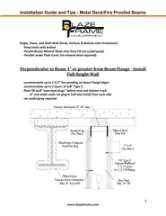 Installation Guide and Tips Metal Deck/Fire Proofed Beams