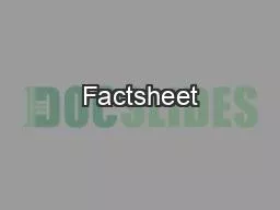 Factsheet