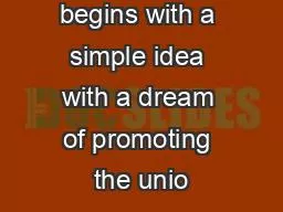 Carmen DO begins with a simple idea with a dream of promoting the unio