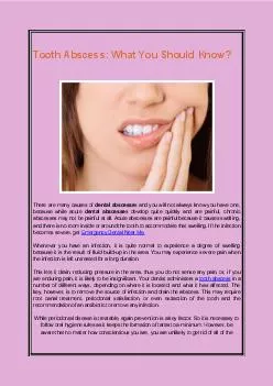 Tooth Abscess: What You Should Know?