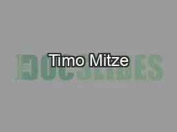Timo Mitze