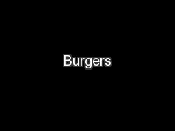 Burgers