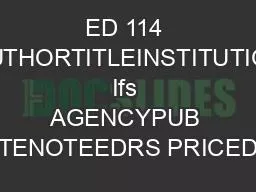 ED 114 759AUTHORTITLEINSTITUTIONSP Ifs AGENCYPUB DATENOTEEDRS PRICEDES