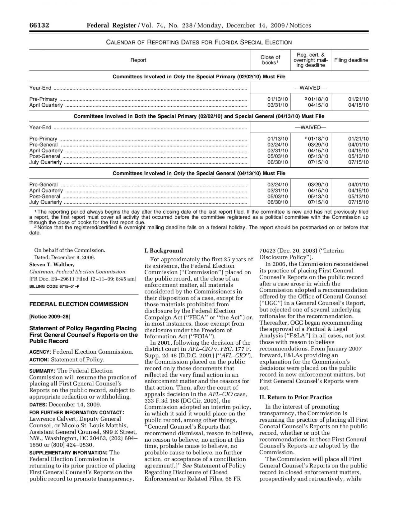 PDF-Vol 74 No 238Monday December 14 2009Notices