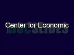 Center for Economic