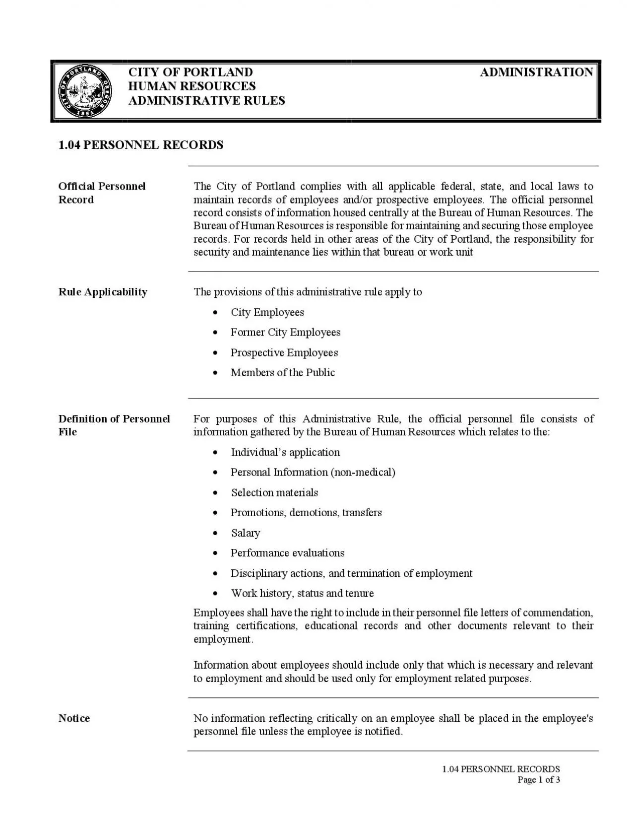 PDF-x0000x0000104 PERSONNEL RECORDSPage of