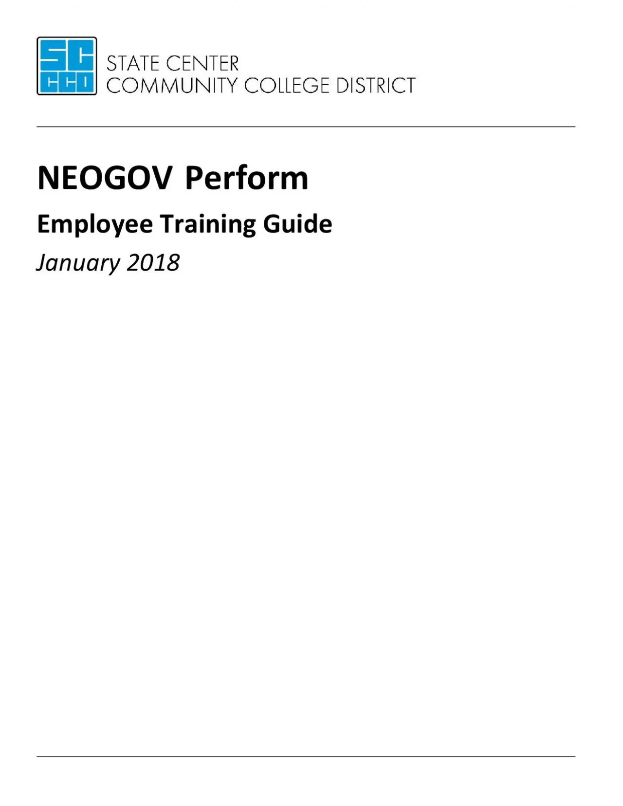 PDF-EOGOVPerform Employee Training GuideJanuary 2018