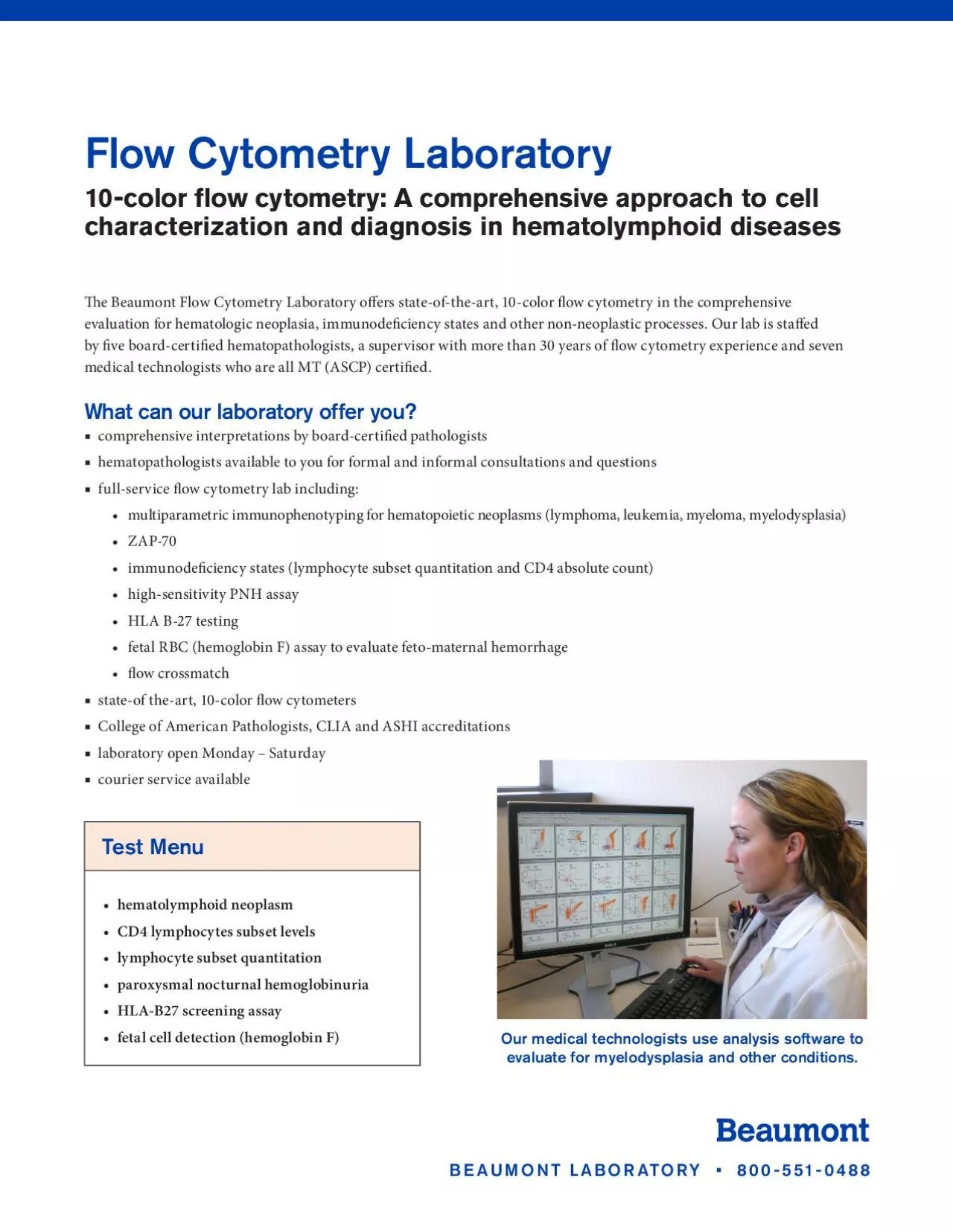 PDF-Flow Cytometry Laboratory