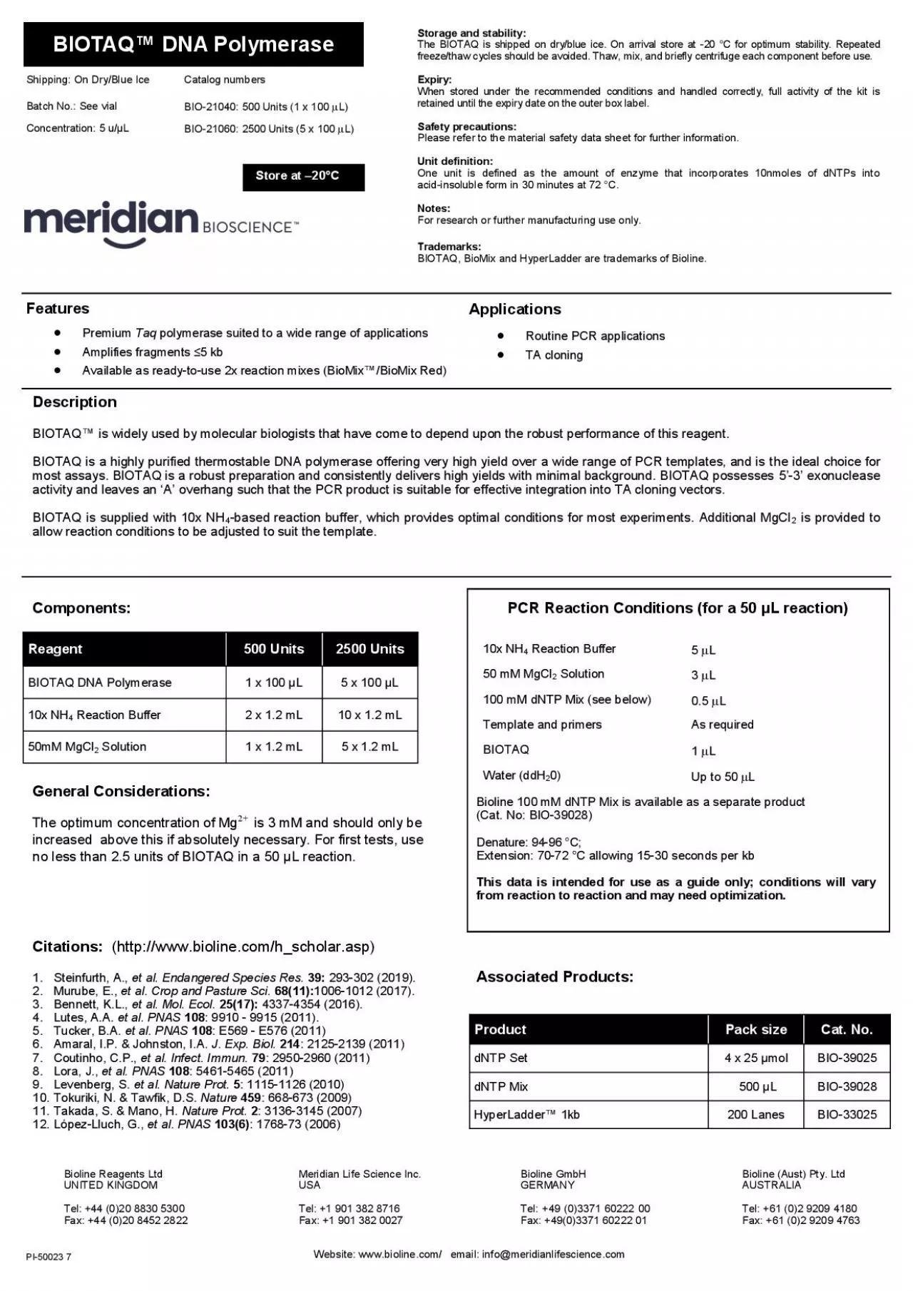 PDF-DNA Polymerase