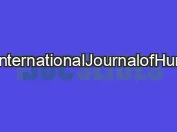 ContentslistsavailableatInternationalJournalofHumanComputerStudiesjou