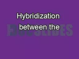 Hybridization between the