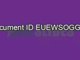 Document ID EUEWSOGGN7