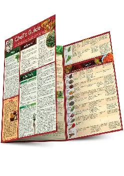 [EPUB] -  Chef\'s Guide to Herbs & Spices: a QuickStudy Laminated Reference Guide (Quickstudy Reference Guide)