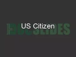 US Citizen
