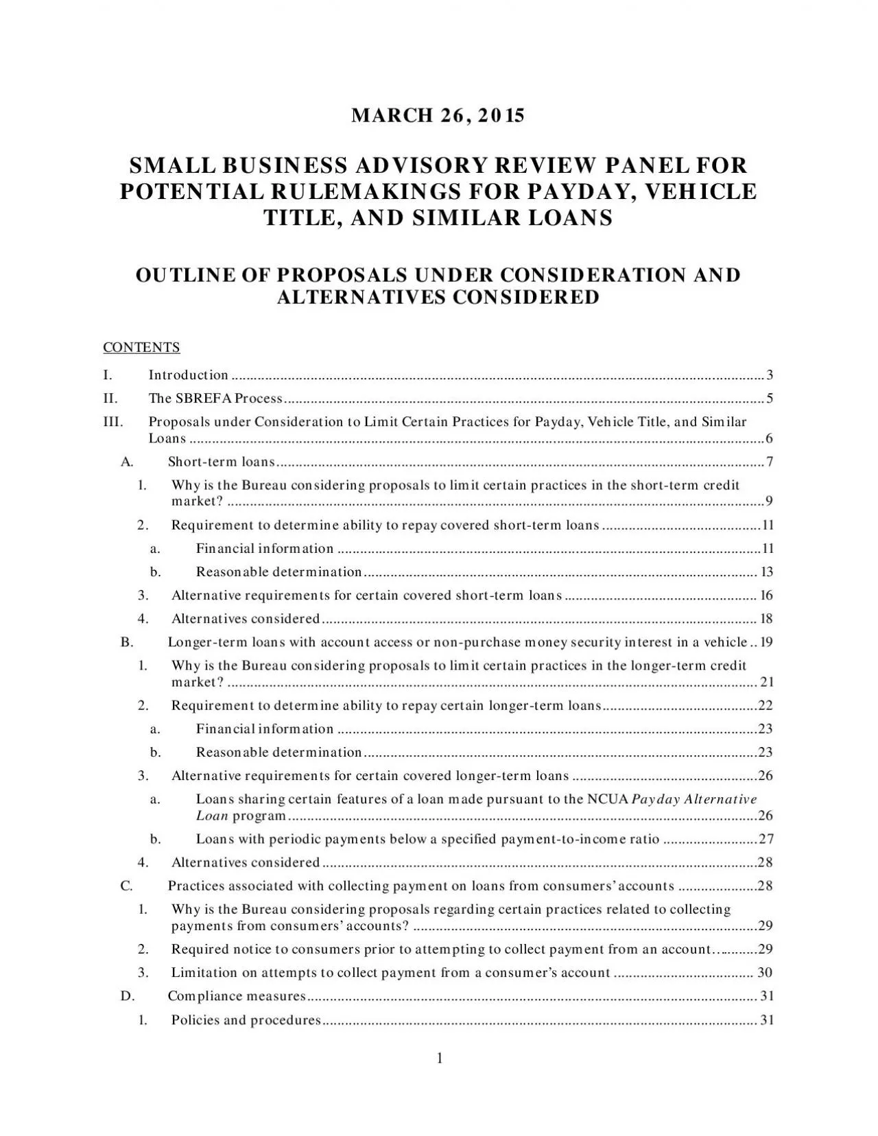 PDF-x0000x00001 xMCIxD 0 xMCIxD 0 MARCH 26 2015SMALL BUSINESS ADVISORY