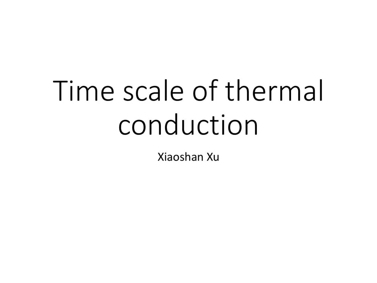 PDF-Time scale of thermal