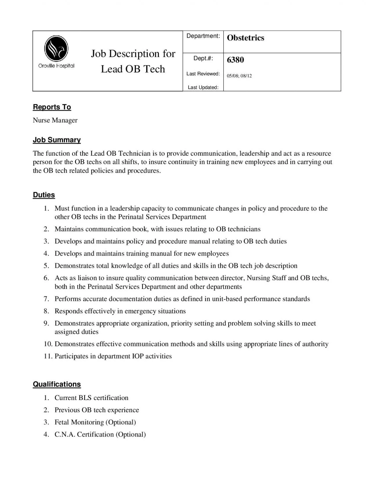 PDF-Job Description for