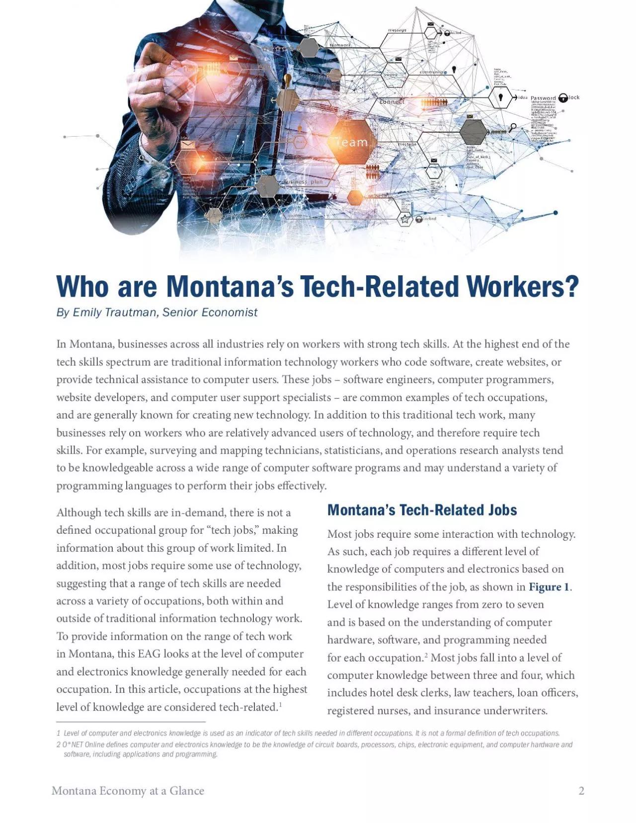 PDF-Montana Economy at a Glance