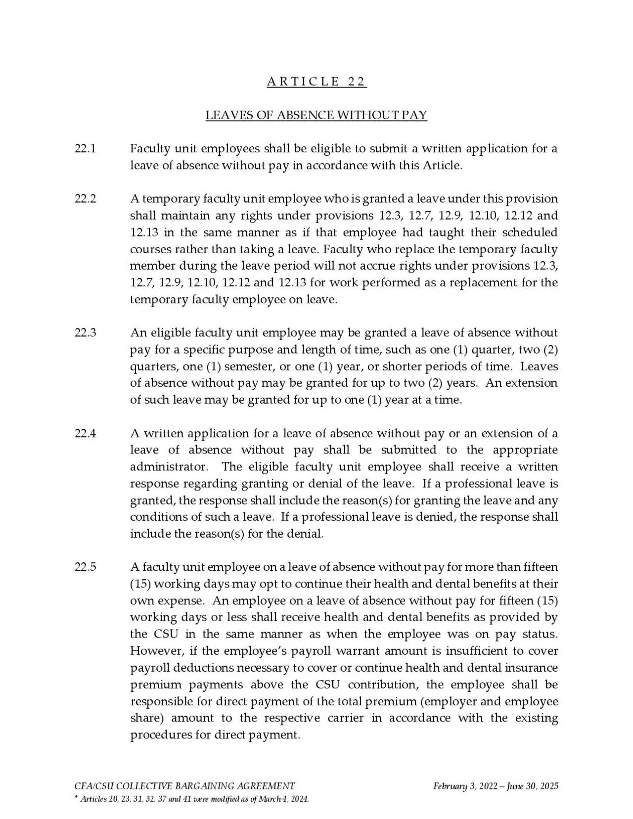 PDF-CSUCFACollective Bargaining Agreement