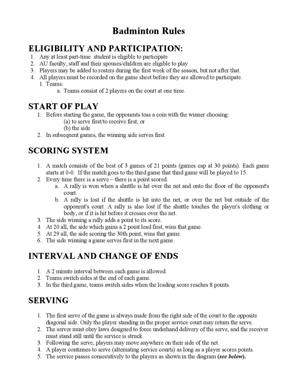 PDF-Before starting the game the opponents toss a coin with the winner cho