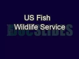 US Fish  Wildlife Service