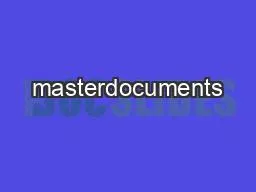 masterdocuments