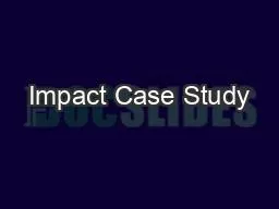 Impact Case Study