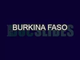 BURKINA FASO