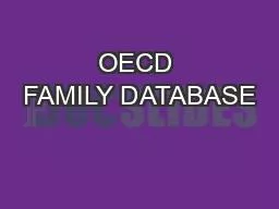 OECD FAMILY DATABASE