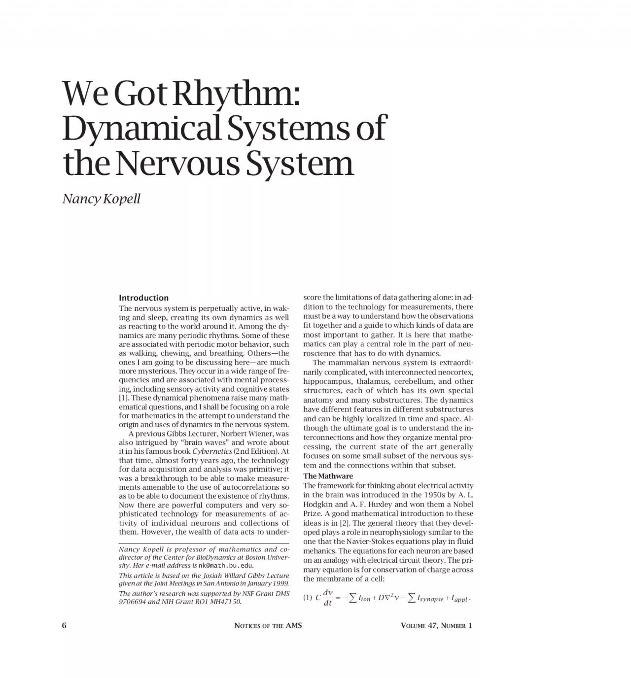 PDF-We Got RhythmOTICESOFTHEAMSVmore mysterious They occur in a wide range