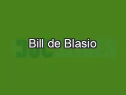 Bill de Blasio