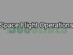 Space Flight Operations