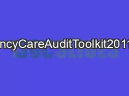 RCPCHRCGPUrgentEmergencyCareAuditToolkit2011wwwrcgporgukPDFUrgent R